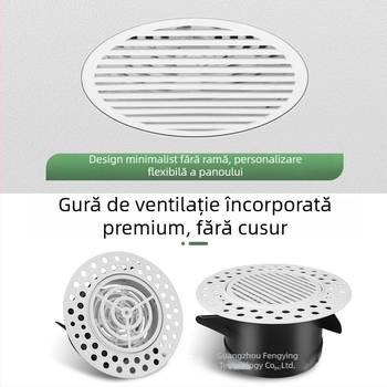 Ofenqi Grilă de aer reglabilă, încorporată, fără ramă, ABS