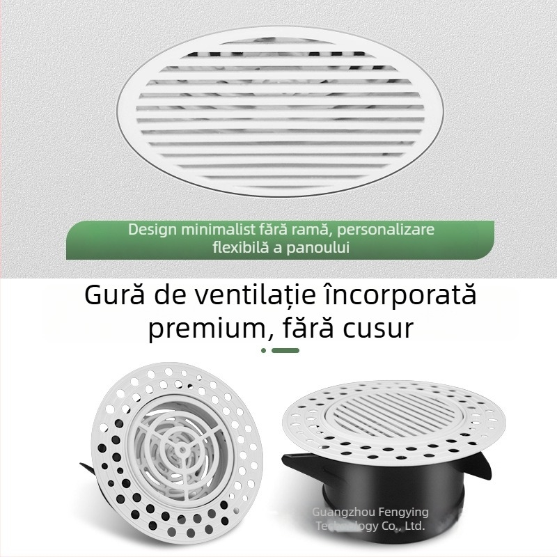 Ofenqi Grilă de aer reglabilă, încorporată, fără ramă, ABS