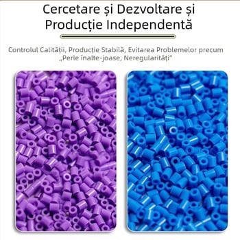 Set de reîncărcare mărgele pentru mozaic, 120 culori, mărgele mici de 2.6 mm, cu pungă de depozitare și flacon