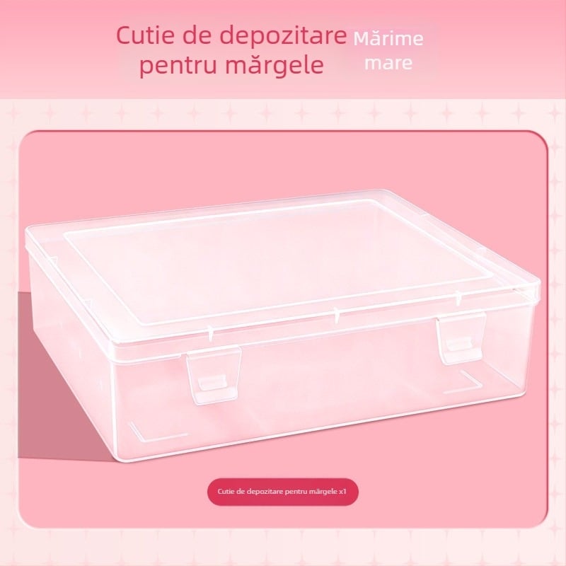 Set de reîncărcare mărgele pentru mozaic, 120 culori, mărgele mici de 2.6 mm, cu pungă de depozitare și flacon