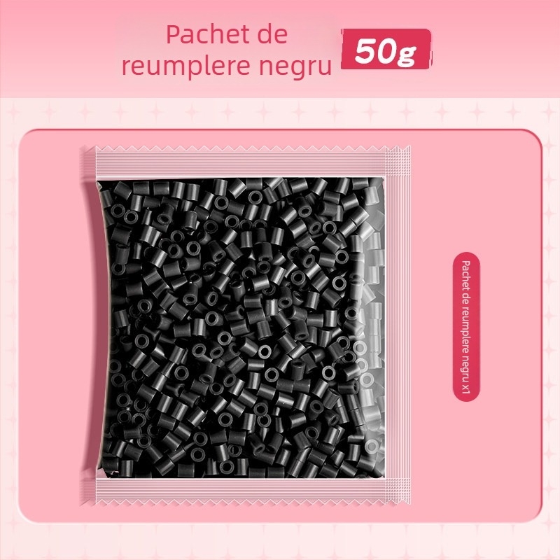 Set de reîncărcare mărgele pentru mozaic, 120 culori, mărgele mici de 2.6 mm, cu pungă de depozitare și flacon
