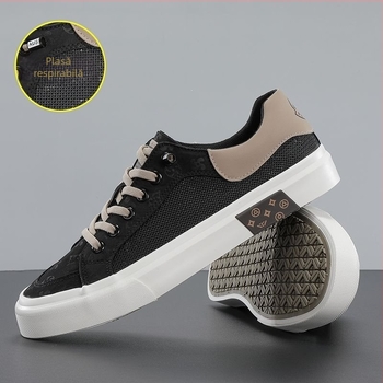 Pantofi de bărbați din pânză, respirabili, casual, stil 2024