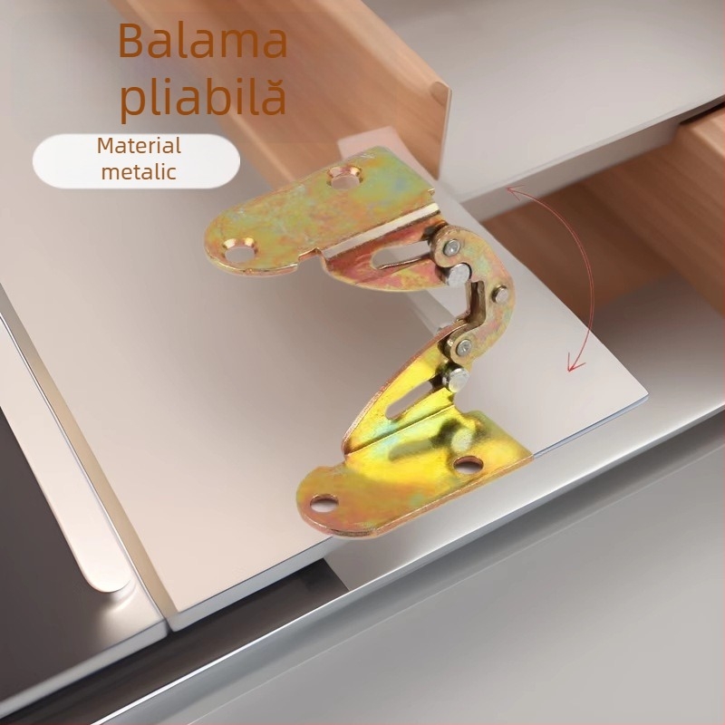 Balama ascunsă pliabilă multifuncțională pentru uși de dulap