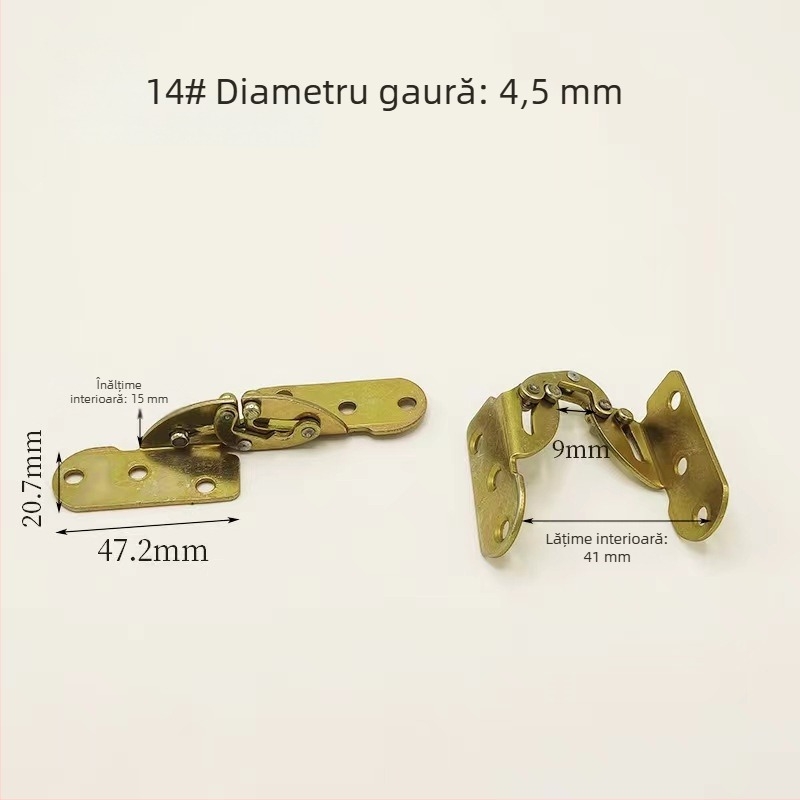 Balama ascunsă pliabilă multifuncțională pentru uși de dulap