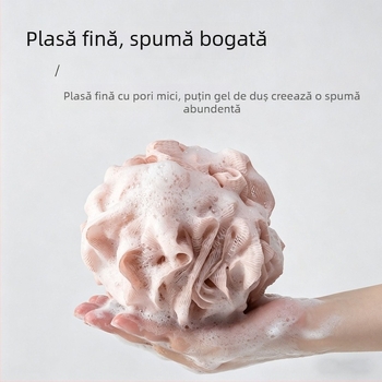 Bilă de baie cu alge în stil japonez, durabilă, nu se destramă, 60 g