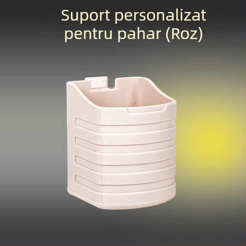 Cutie multifuncțională pentru năluci în culori macarons, cutie portabilă cu suport pentru undițe, poate fi folosită ca depozitare, suport pentru undițe și pahare.