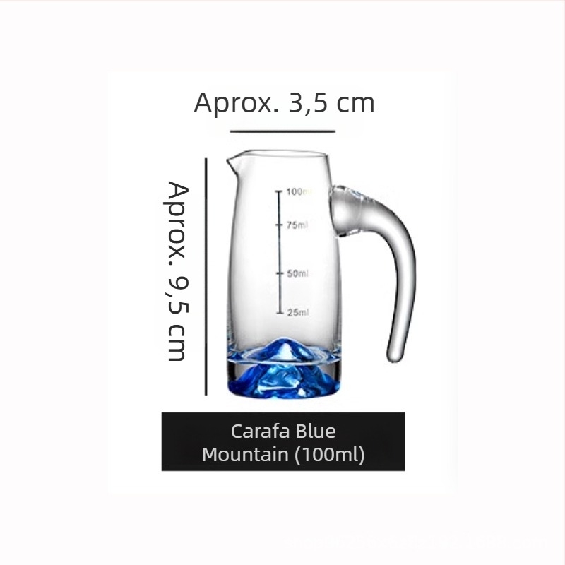 Set de pahare din cristal cu foiță de aur și dozator Jinshan, pahare cu margine auriu și pahare mici pentru o sorbitură, pentru uz casnic