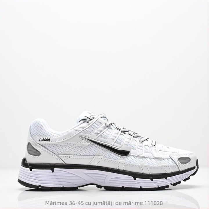 P-6000 Pantofi retro tip dad, partea superioară din plasă respirabilă, talpă groasă pentru înălțime suplimentară, încălțăminte sport casual, unisex