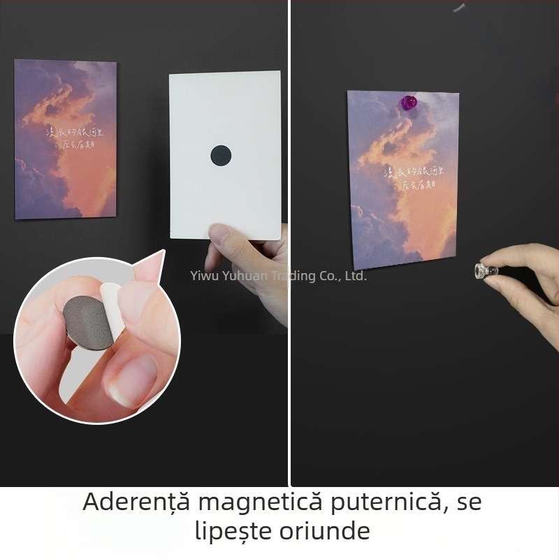 Tablă magnetică de perete din sticlă fără ramă, cu două fețe, pentru fotografii, afișaj magnet pentru frigider, tablă de scrisă și tablă albă decorativă