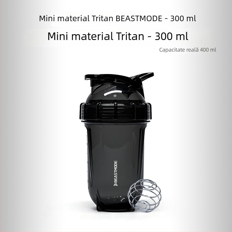 Cana shaker pentru fitness, shaker proteic rezistent la căldură, mixer pentru milkshake și apă, utilizare de vară