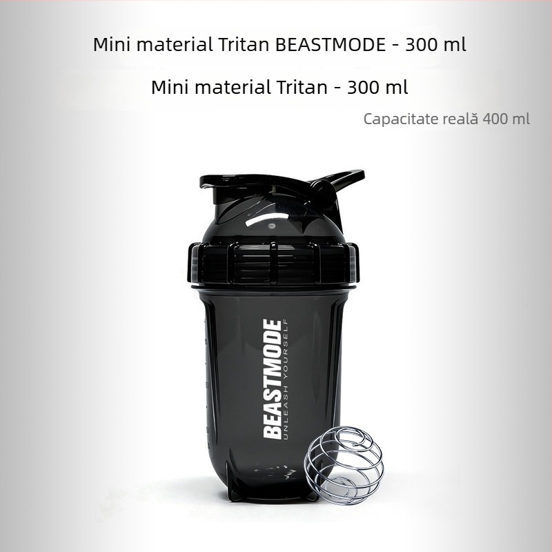 Cana shaker pentru fitness, shaker proteic rezistent la căldură, mixer pentru milkshake și apă, utilizare de vară