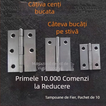 Balamale din lemn pentru uși cu găuri și ochiuri, balamale pentru uși de dulap și ferestre, din fier, pliabile pentru uz casnic