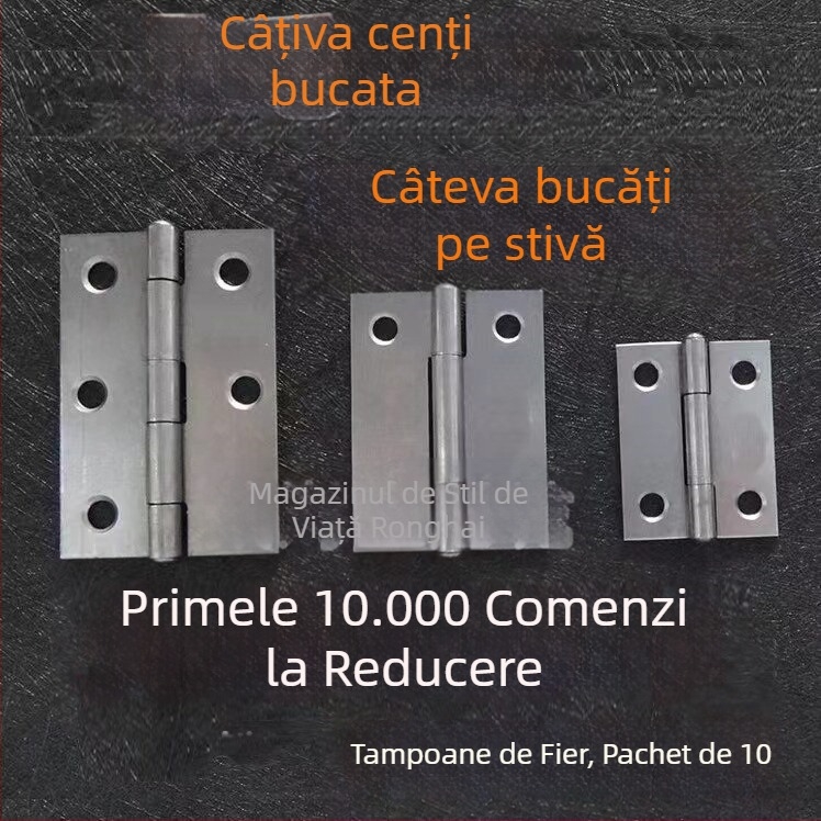 Balamale din lemn pentru uși cu găuri și ochiuri, balamale pentru uși de dulap și ferestre, din fier, pliabile pentru uz casnic