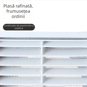 Grilă de ventilație murală din PP, cu grilă monocameră, pentru ventilație în bucătărie, casă și industrie