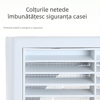 Grilă de ventilație murală din PP, cu grilă monocameră, pentru ventilație în bucătărie, casă și industrie