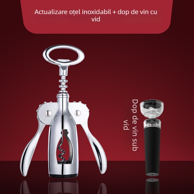 Tianxi set de deschidere sticle din oțel inoxidabil – deschizător multifuncțional pentru vin și bere, personalizat pentru uz casnic