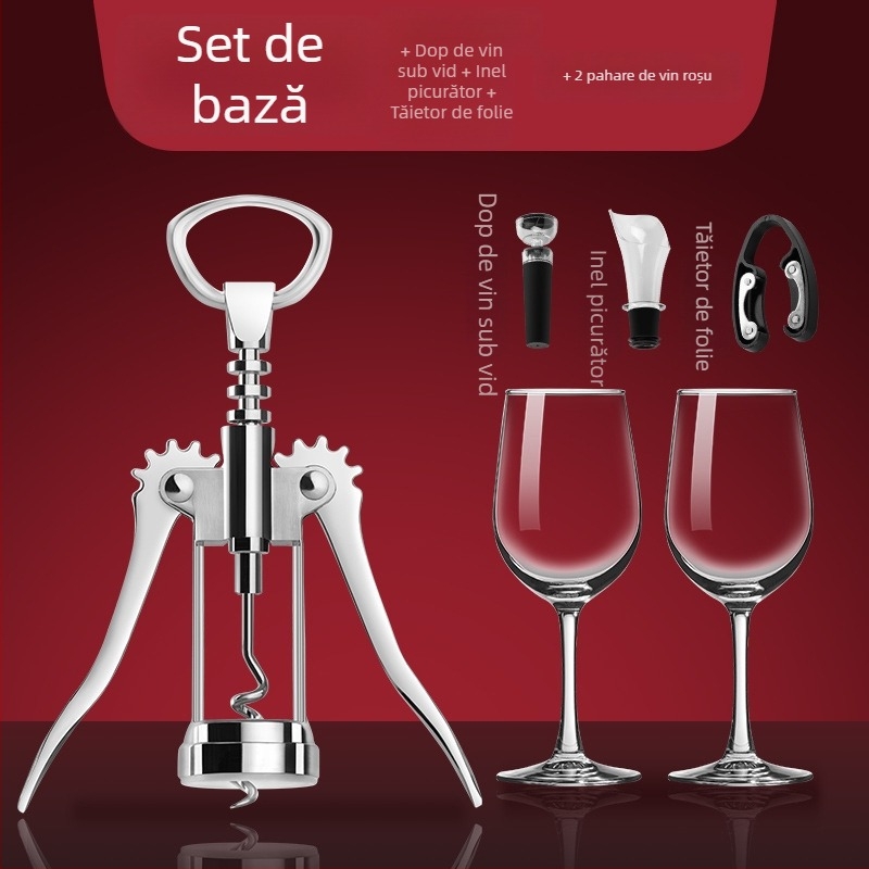 Tianxi set de deschidere sticle din oțel inoxidabil – deschizător multifuncțional pentru vin și bere, personalizat pentru uz casnic