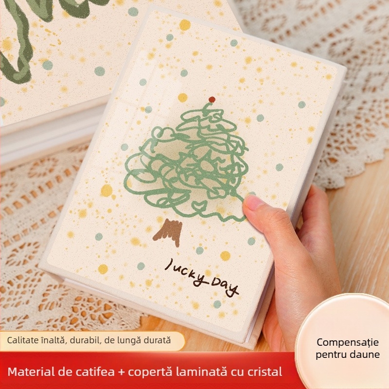 Mini album foto de amintire, cu capacitate mare pentru fotografii de 3–7 inci, pentru cupluri și prietene