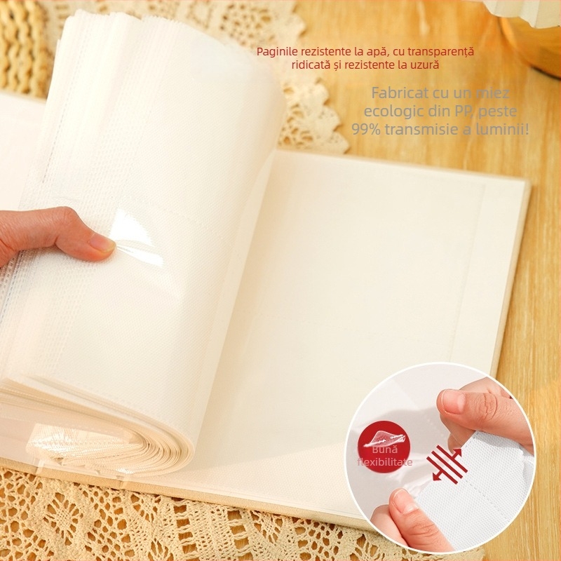 Mini album foto de amintire, cu capacitate mare pentru fotografii de 3–7 inci, pentru cupluri și prietene