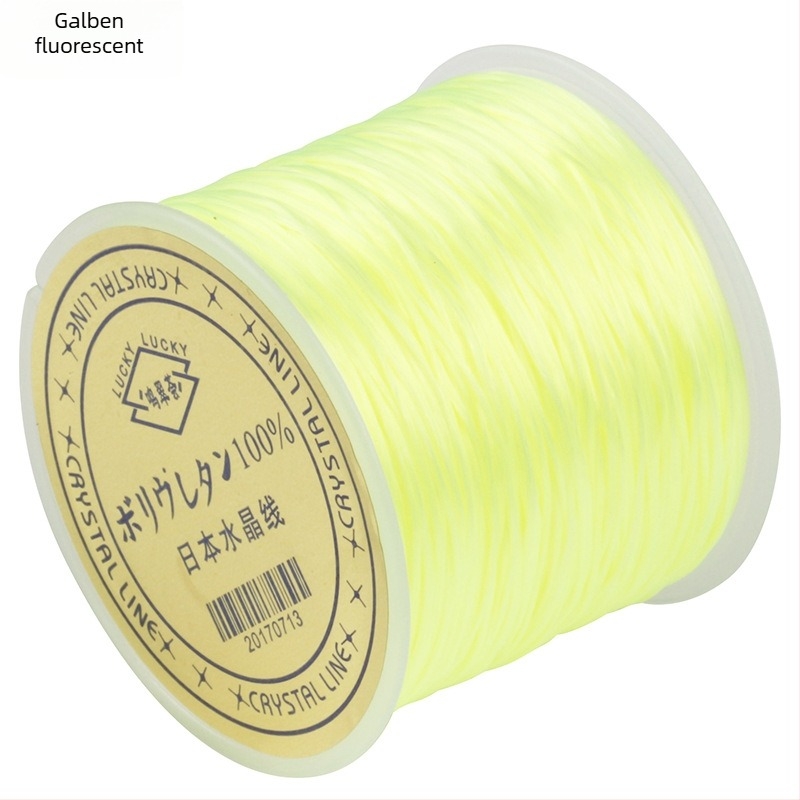0,6 mm șnur plat elastic pentru mărgele de cristal și brățări cu mărgele Buddha