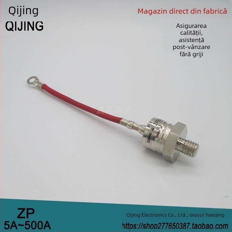 Diodă de redresare din siliciu, tip spiral, cu montaj prin șurub, ZP50A1600V; ZP5A10A20A30A100A200A300A