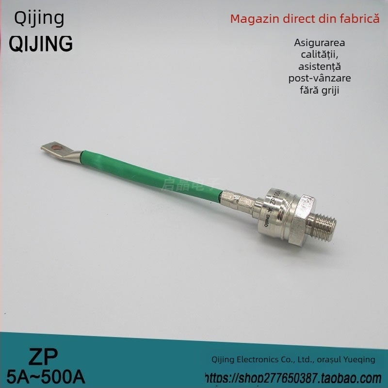 Diodă de redresare din siliciu, tip spiral, cu montaj prin șurub, ZP50A1600V; ZP5A10A20A30A100A200A300A