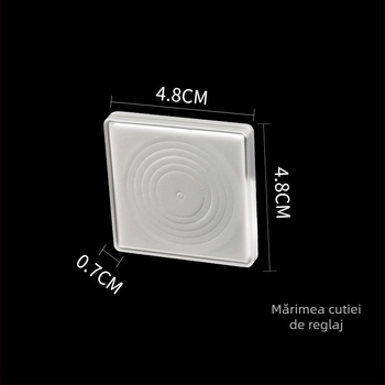 Cutie pătrată reglabilă pentru capsule de monede, 46 mm