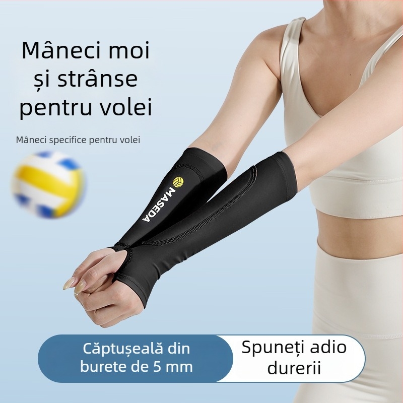 Protecții pentru antebraț și cot pentru volei, adulți, anti-alunecare, amortizare și protecție sportivă