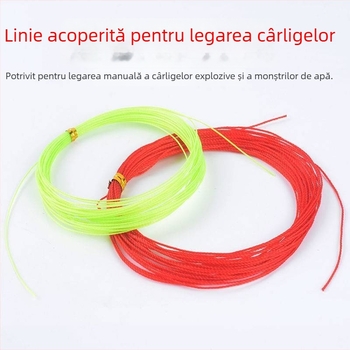Kaisi linie de pescuit din nylon împletită fluorescentă, linie principală, rezistentă la abraziune