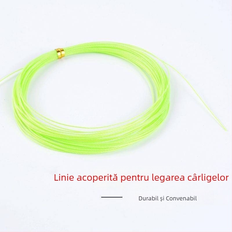 Kaisi linie de pescuit din nylon împletită fluorescentă, linie principală, rezistentă la abraziune