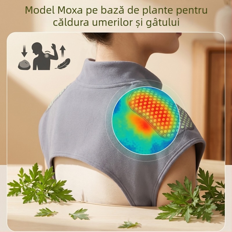 Șal de protecție pentru umeri și gât, pentru dormit, unisex, protejează umerii de frig noaptea, menține căldura în camere cu aer condiționat vara.