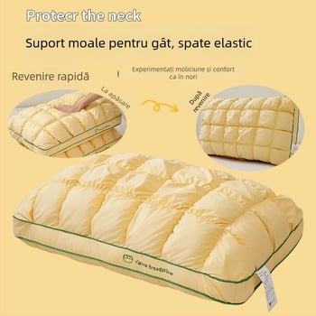 Perne în formă de ananas pentru adulți, suport cervical, umplutură poliester, husă bumbac amestec