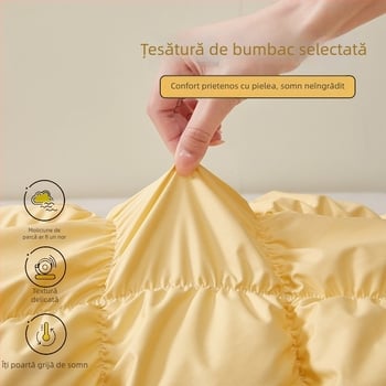 Perne în formă de ananas pentru adulți, suport cervical, umplutură poliester, husă bumbac amestec