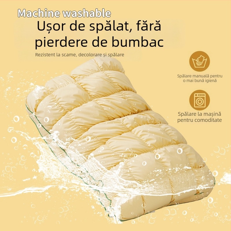 Perne în formă de ananas pentru adulți, suport cervical, umplutură poliester, husă bumbac amestec