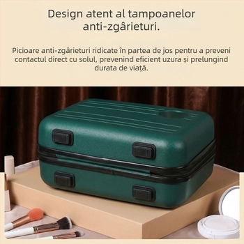Cutie de toaletă și trusă de machiaj de 14 inch pentru călătorii — impermeabilă, ușoară, unisex, PP