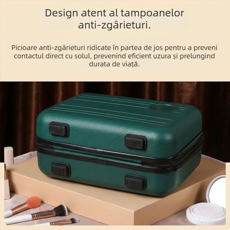 Cutie de toaletă și trusă de machiaj de 14 inch pentru călătorii — impermeabilă, ușoară, unisex, PP