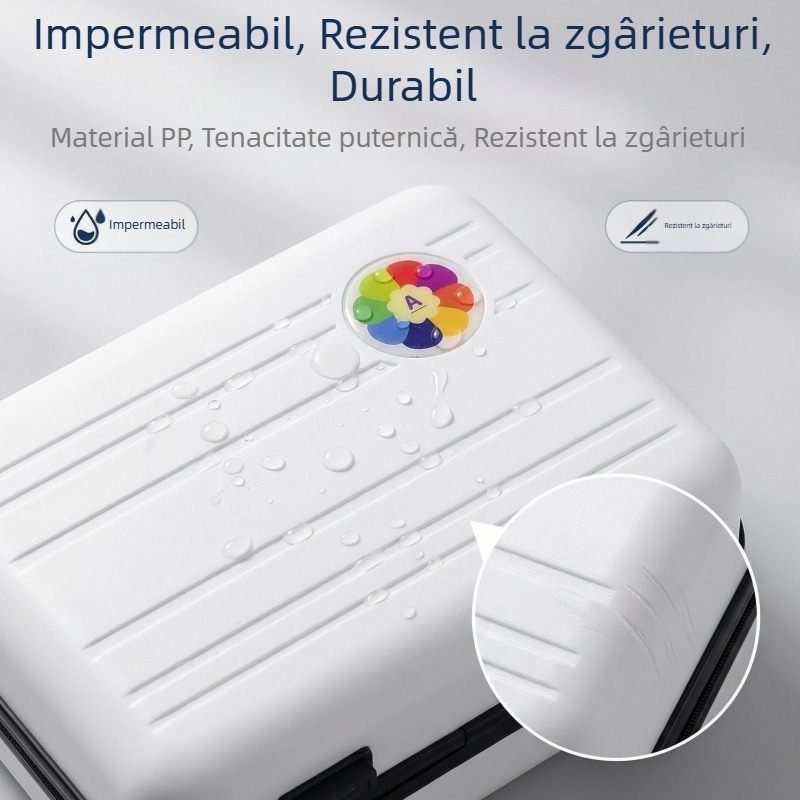 Cutie de toaletă și trusă de machiaj de 14 inch pentru călătorii — impermeabilă, ușoară, unisex, PP