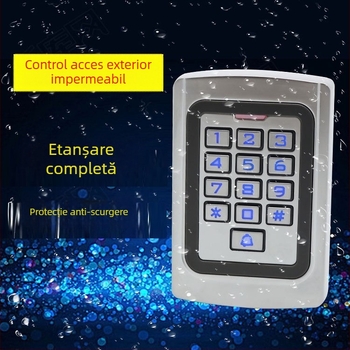 Sistem K5 de control al accesului din metal, cu parolă și citire de card, oțel inoxidabil, toate într-unul, capacitate 2000 utilizatori
