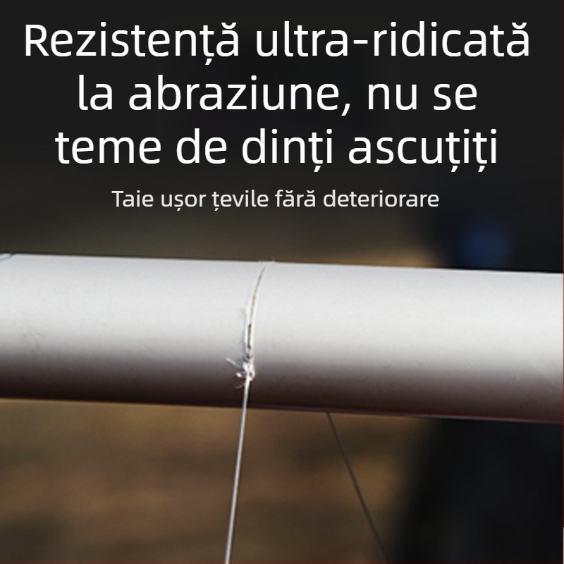 Linie principală de pescuit din nylon, moale, fără elastic, fir transparent pentru mărgele DIY, multicolor