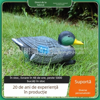 Rață din plastic, decor pentru grădină în aer liber și iaz