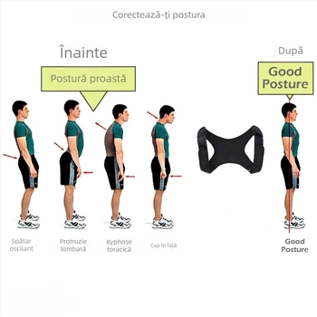 Centură de corecție a posturii și ortoză pentru spate cu suport pentru umeri