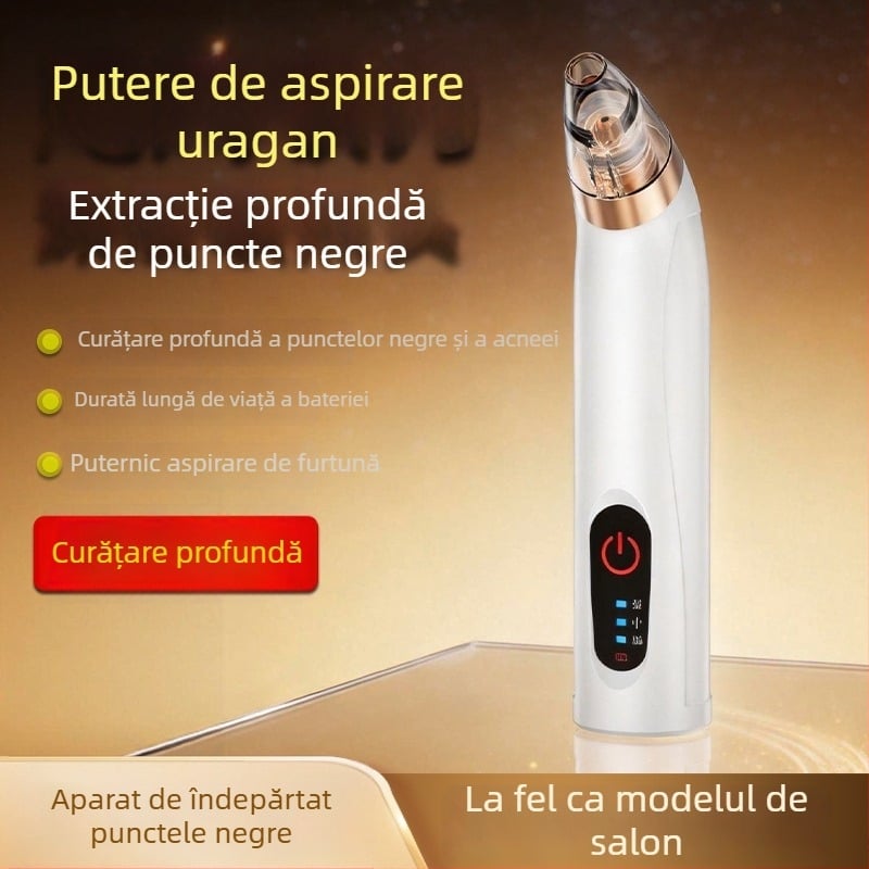 Shunxu 2604 Dispozitiv electric de aspirare a punctelor negre, curățător vizual al porilor pentru față