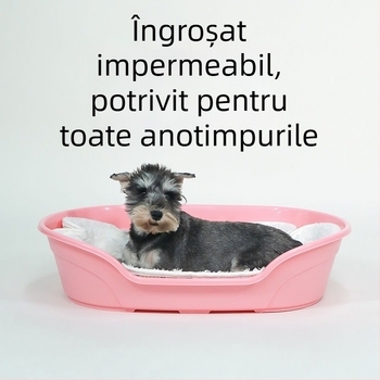 Lighean dreptunghiular din plastic pentru animale de companie, cadă de baie pentru câini și pisici, adăpost de naștere pentru pisici și covoraș de maternitate, potrivit tuturor anotimpurilor.