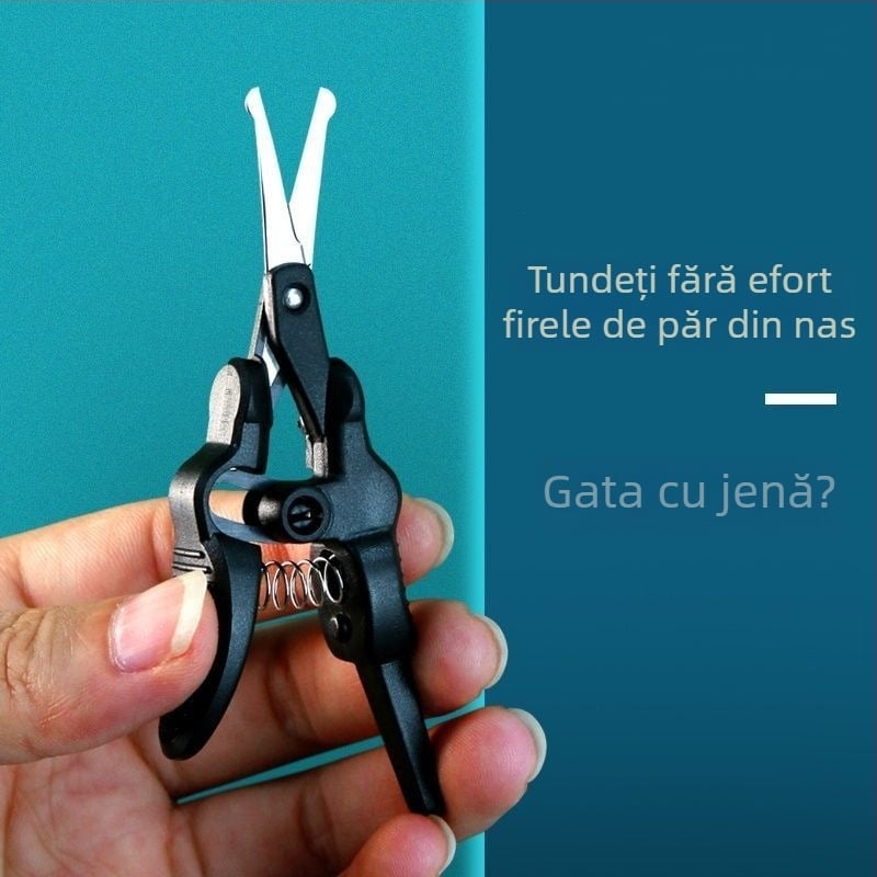 Trimmer pentru păr nazal, a doua generație, precizie, mecanism de revenire îmbunătățit, pentru nas și sprâncene