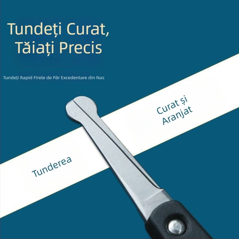 Trimmer pentru păr nazal, a doua generație, precizie, mecanism de revenire îmbunătățit, pentru nas și sprâncene