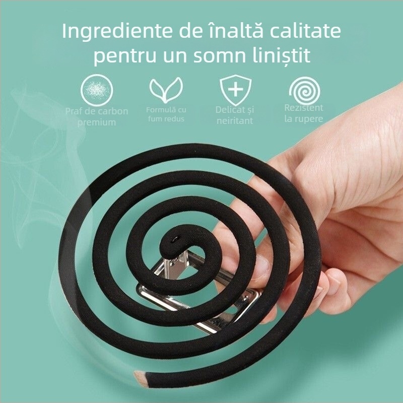 Gunslinger Coliere anti țânțari, fără fum, lemn de santal, uz casnic, baril mare, ușor de demontat, fără toxine