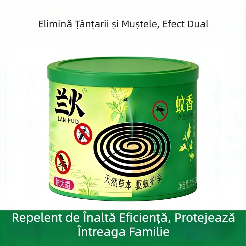 Bețișoare anti-țânțari cu aromă de santal, pentru casă și dormitoare, cutie cu 10 bețișoare