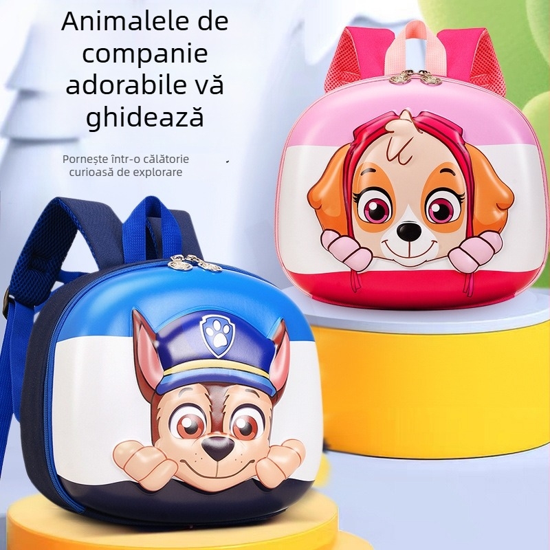 Rucsac nou pentru grădiniță 2025, copii, unisex, design drăguț cu desene animate, rucsac cu două bretele
