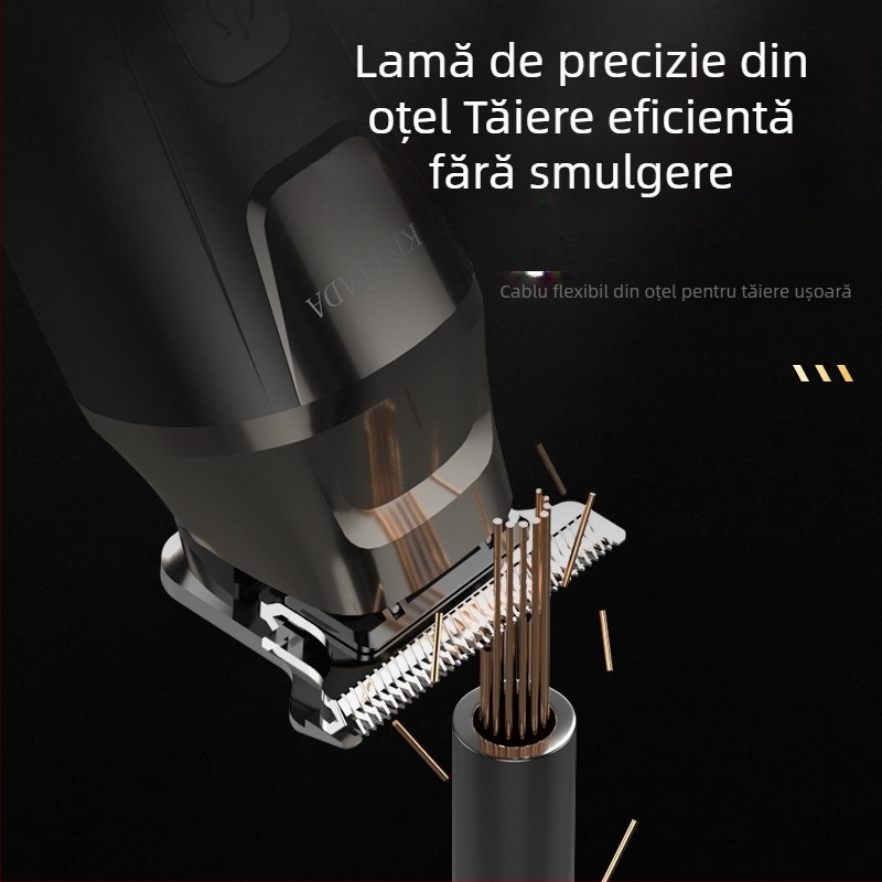 Kojada aparat de tuns păr pentru uz casnic, trimer electric pentru cap și aparat de ras pentru bebeluși, copii și adulți