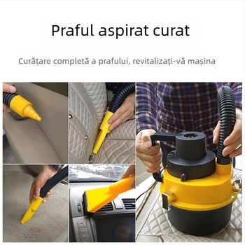 Aspirator auto, 12V, înaltă putere, 90W, aspirație 5500, capacitate mare pentru curățarea mașinii